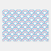 Transgender-regenboog Inpakpapier Vel (Voorkant 3)