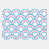Transgender-regenboog Inpakpapier Vel (Voorkant 2)
