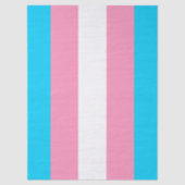  Transgender Stripes Flag Birthday Tissuepapier (Voorkant)