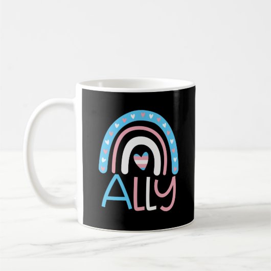 Transgender Trans Ally Pride Month Gift Koffiemok (Links)