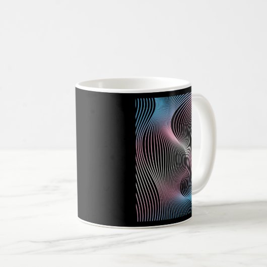 Transgender Trans Pride Koffiemok (Voorkant rechts)