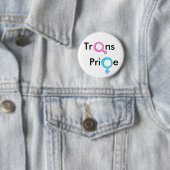 Transgender/transseksuele geaardheid ronde button 5,7 cm (In situ)
