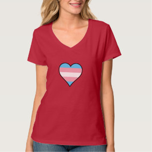 Transgender trots hart T-shirt