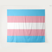 Transgender vlag extra groot wandkleed (Voorkant (horizontaal))