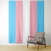 Transgender vlag extra groot wandkleed (In situ)