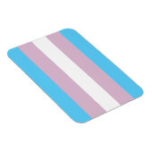 Transgender Vlag Flexibele Magneet (Rechterzijde)
