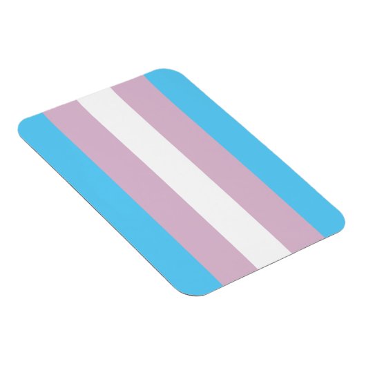 Transgender Vlag Flexibele Magneet (Rechterzijde)