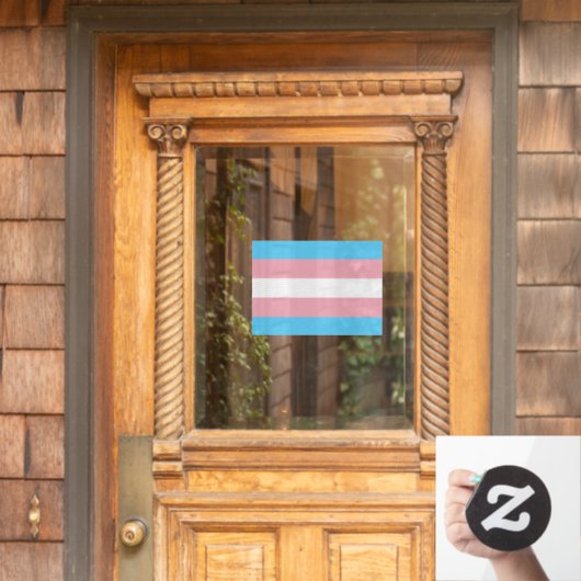Transgender Vlag, Gender, LGBT & Pride Raamsticker (Huis Deur)