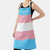 Transgender Vlag Monogram Schort (Insitu)