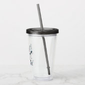 Transgender-Zebra Acryl Drinkbeker (Links)