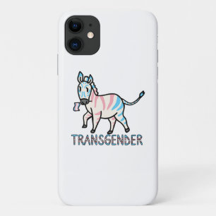 Transgender-Zebra iPhone 11 Hoesje