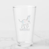 Transgender-Zebra Glas (Achterkant)