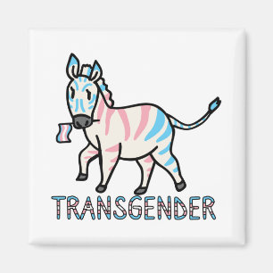 Transgender-Zebra Magneet
