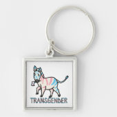 Transgender-Zebra Sleutelhanger (Voorkant)