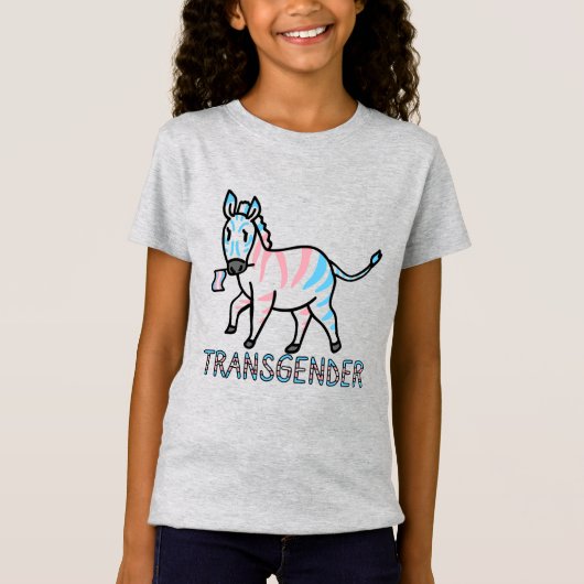 Transgender-Zebra T-shirt (Voorkant)