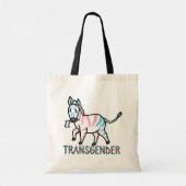 Transgender-Zebra Tote Bag (Achterkant)