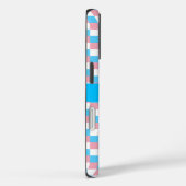Transgenderkleuren, gevarieerd patroon Case-Mate iPhone case (Achterkant / Rechts)