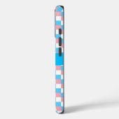 Transgenderkleuren, gevarieerd patroon Case-Mate iPhone case (Achterkant / Links)