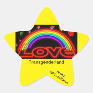 Transgenderland: Ster Sticker