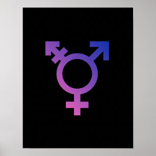 Transgendersymbool Poster