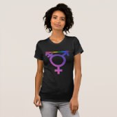 Transgendersymbool T-shirt (Voorkant volledig)