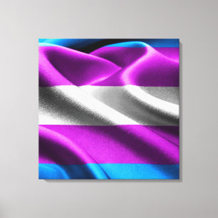 Transgendervlag Canvas Afdruk