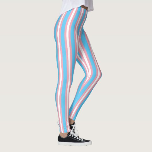 Transgendervlag en -pride gemeenschap leggings (Rechts)