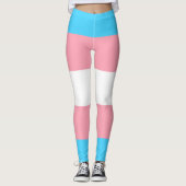 Transgendervlag Leggings (Voorkant)