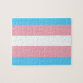 Transgendervlag Legpuzzel (Horizontaal)