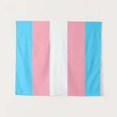Transgendervlag Wandkleed (Voorkant (horizontaal))