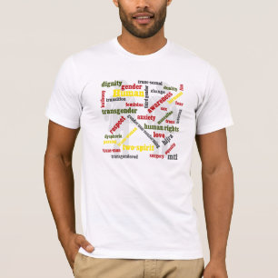 transgenderwoord grafisch shirt