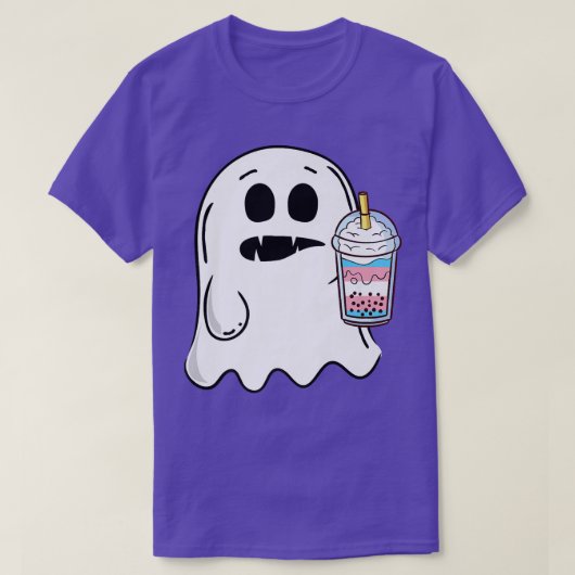 transgene spookbubbelthee transgenderbub t-shirt (Design voorkant)