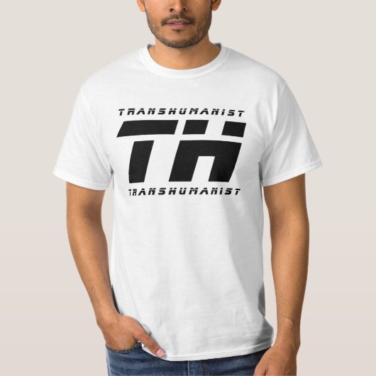 Transhumanist klassiek t-shirt van mannen (Voorkant)