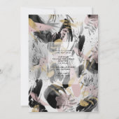 Transience Faire-part Abstrait de graduation (Dos)