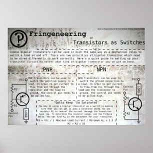 "Transistors affiche comme commutateurs"