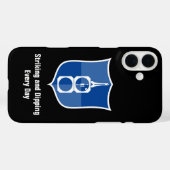 Transit Compass Shield Crest van geoloog Case-Mate iPhone Case (Achterkant (horizontaal))