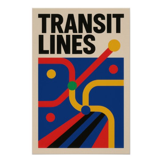 Transit Lines - Poster Perfect Poster (Voorkant)