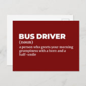 Transit Operator Humor Definition Briefkaart (Voorkant / Achterkant)