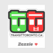 Transit Toronto Logo Sticker (Vel)