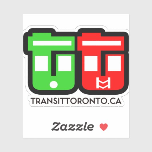 Transit Toronto Logo Sticker (Vel)