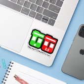 Transit Toronto Logo Sticker (Laptop met iPhone)