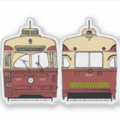 Transit Toronto PCC Front and Back Stickers (Voorkant)