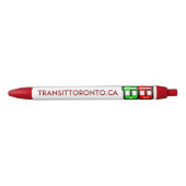Transit Toronto Retractable Pen - Red (Voorkant)