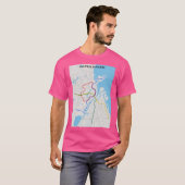 transitkaart van kopenhagen t-shirt (Voorkant volledig)