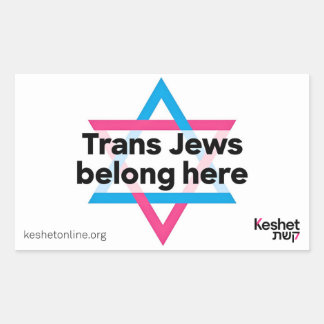 Transjoden horen hier sticker