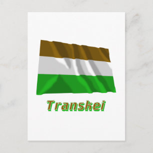 Transkei Waving Flag met naam Briefkaart