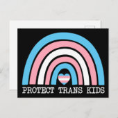 TransKinderen beschermen Briefkaart (Voorkant / Achterkant)