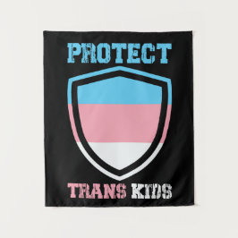 TransKinderen beschermen Wandkleed
