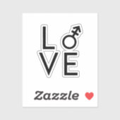 Transliefde Sticker (Vel)