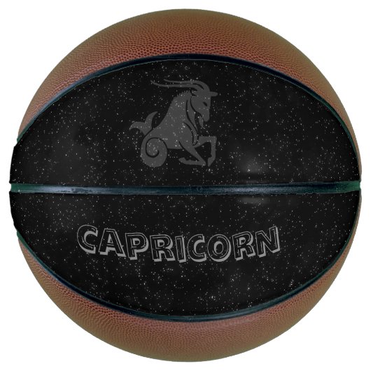 Translucent Capricorn Mini Basketbal (Voorkant)